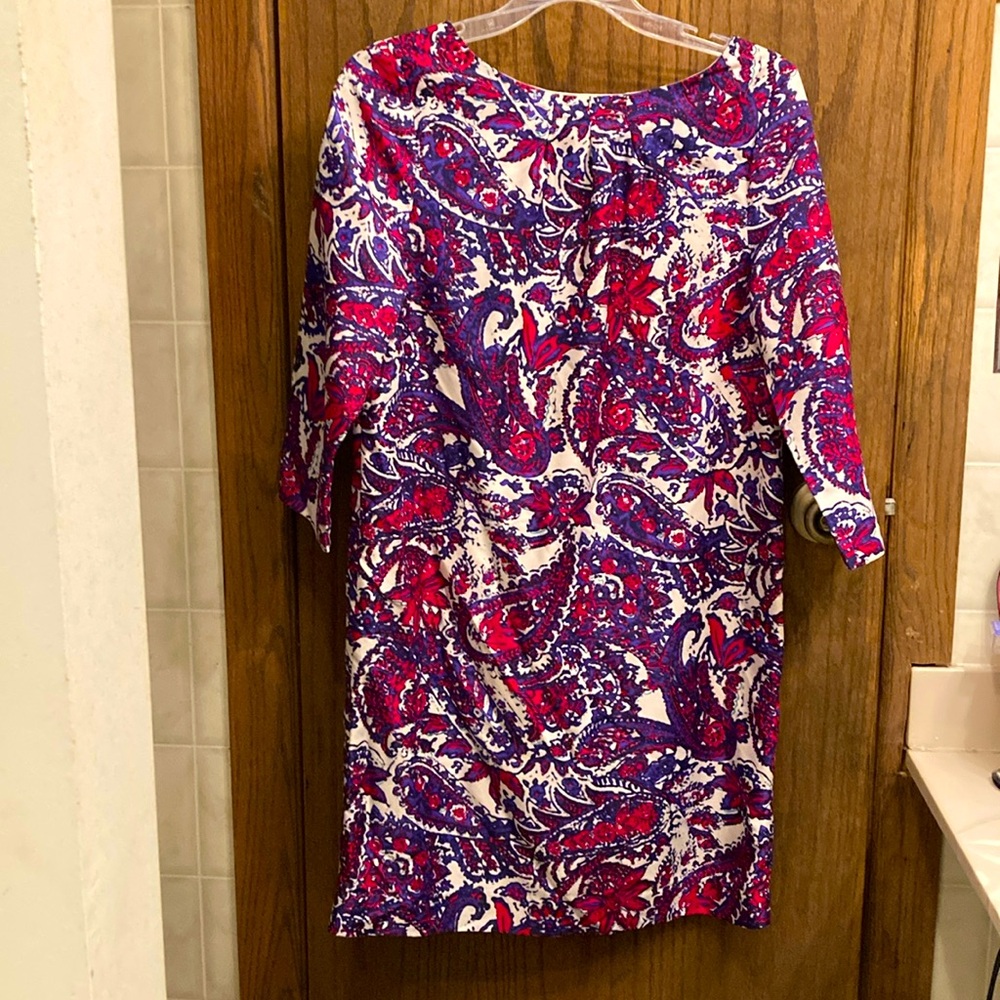 The Limited patterned dress, size small, 100% polyester